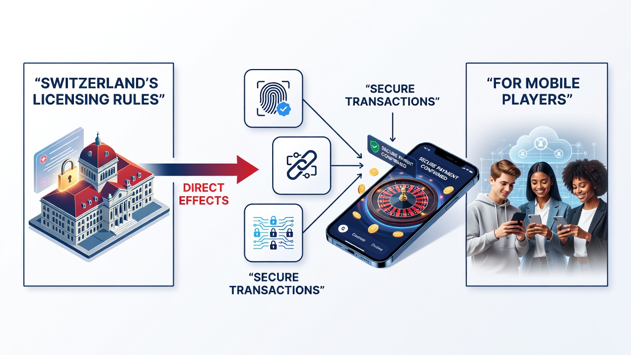 Mobile transaction security measures under Swiss licensing rules
