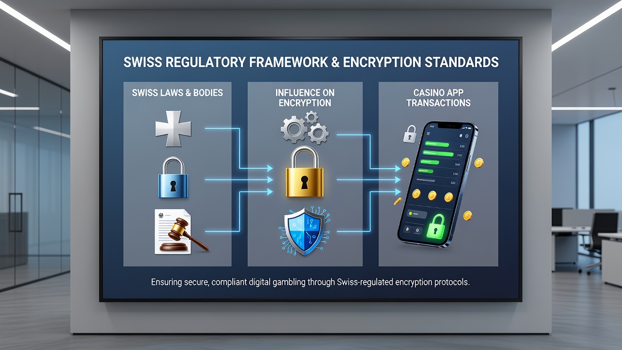 Secure mobile payment interface on a casino app with encryption indicators